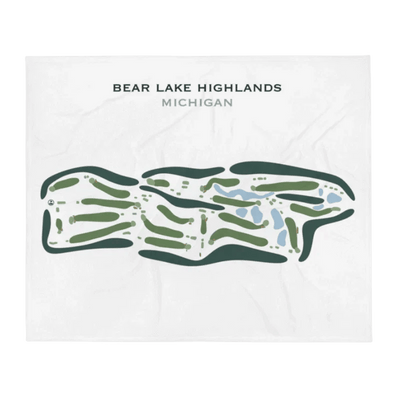 Bear Lake Highlands Golf Course, Michigan - Printed Golf Course