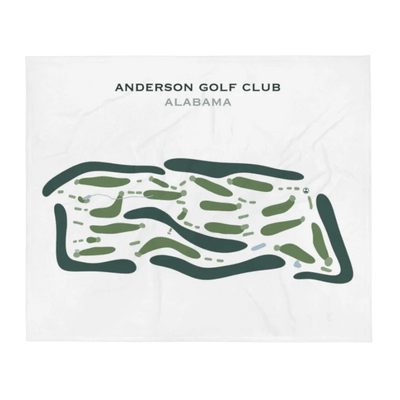 Anderson Golf Club, Alabama - Printed Golf Course
