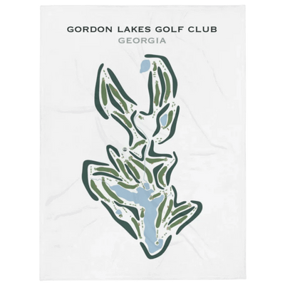 Gordon Lakes Golf Club, Georgia - Printed Golf Course