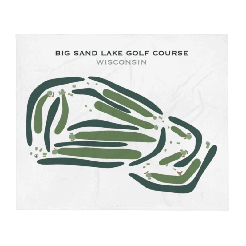 Big Sand Lake Golf Course, Wisconsin - Printed Golf Course