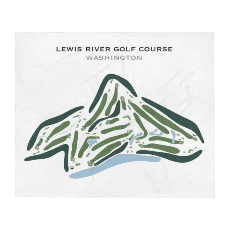 Lewis River Golf Course, Washington - Printed Golf Course