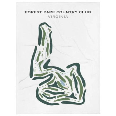 Forest Park Country Club, Virginia - Printed Golf Course