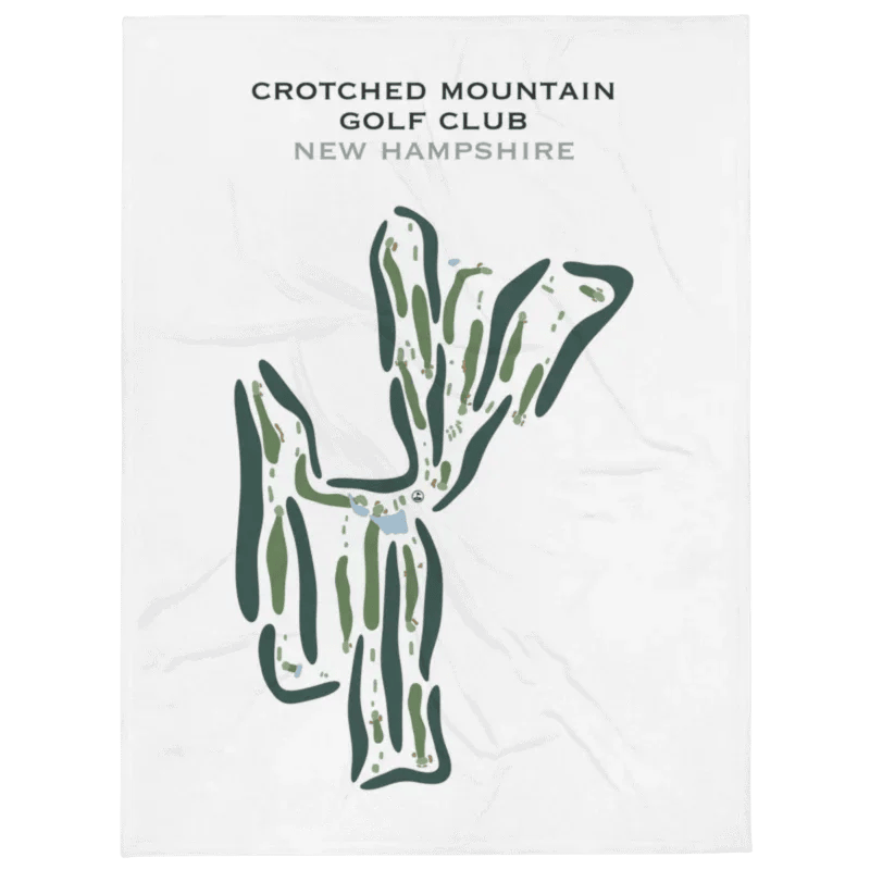 Crotched Mountain Golf Club, New Hampshire - Printed Golf Course