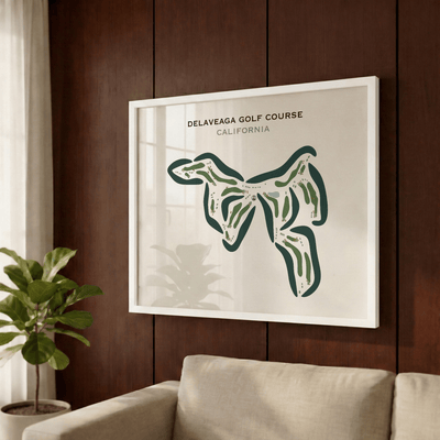 DeLaveaga Golf Course, California - Printed Golf Course