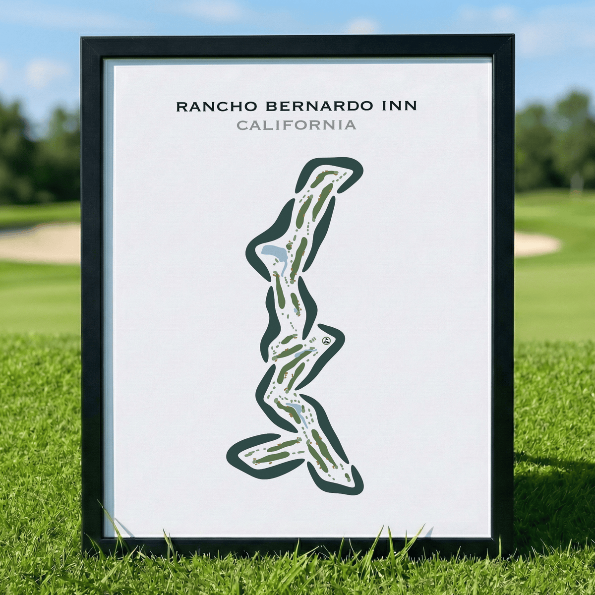Rancho Bernardo Inn, California - Printed Golf Course