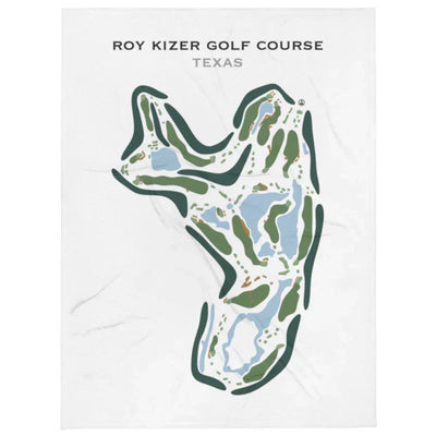 Roy Kizer Golf Course, Texas - Printed Golf Course