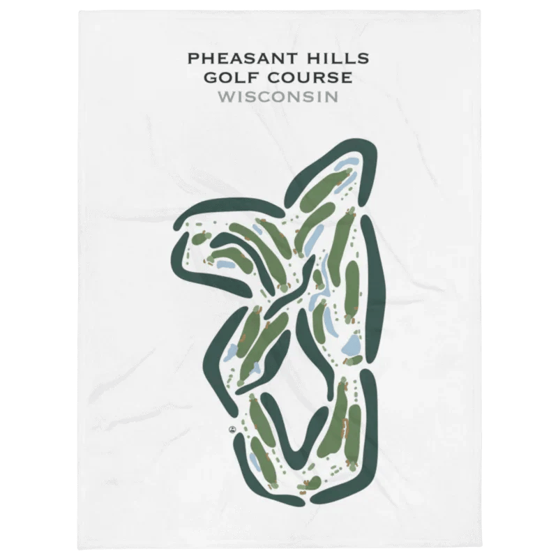 Pheasant Hills Golf Course, Wisconsin - Printed Golf Course
