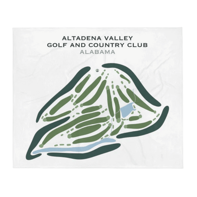 Altadena Valley Golf & Country Club, Alabama - Printed Golf Course