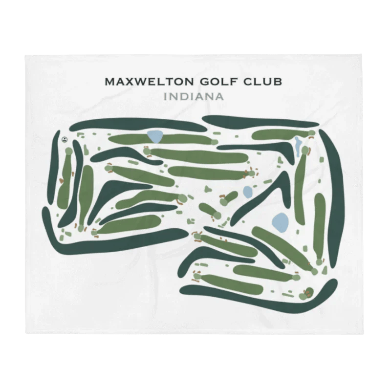 Maxwelton Golf Club, Indiana - Printed Golf Course
