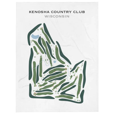 Kenosha Country Club, Wisconsin - Printed Golf Course