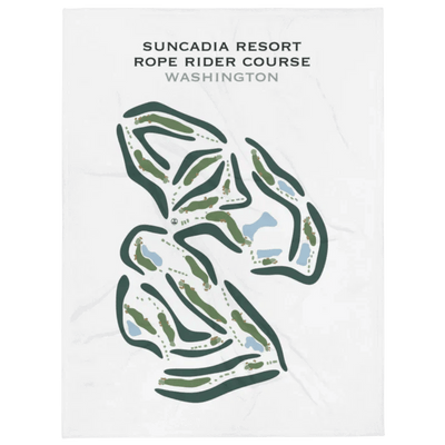 Suncadia Resort, Rope Rider Course, Washington - Printed Golf Course