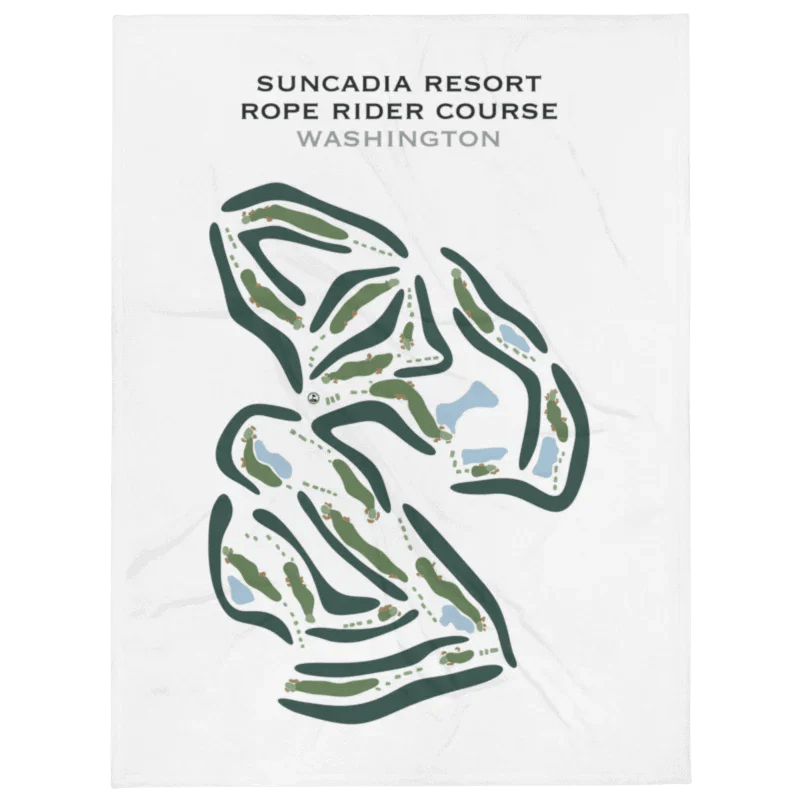 Suncadia Resort, Rope Rider Course, Washington - Printed Golf Course