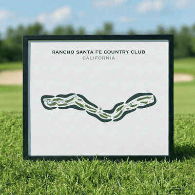 Rancho Santa Fe Country Club, California - Printed Golf Course