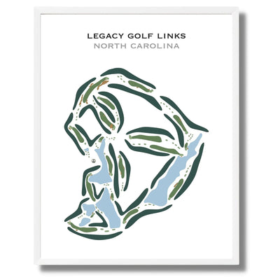 Legacy Golf Links, North Carolina - Printed Golf Course