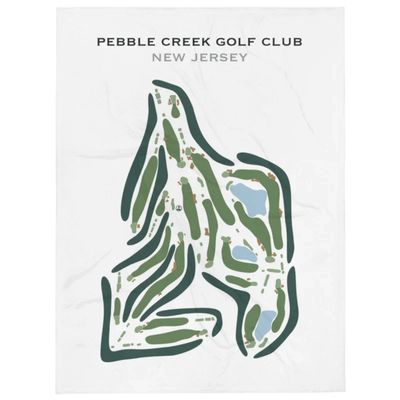 Pebble Creek Golf Club, New Jersey - Printed Golf Course