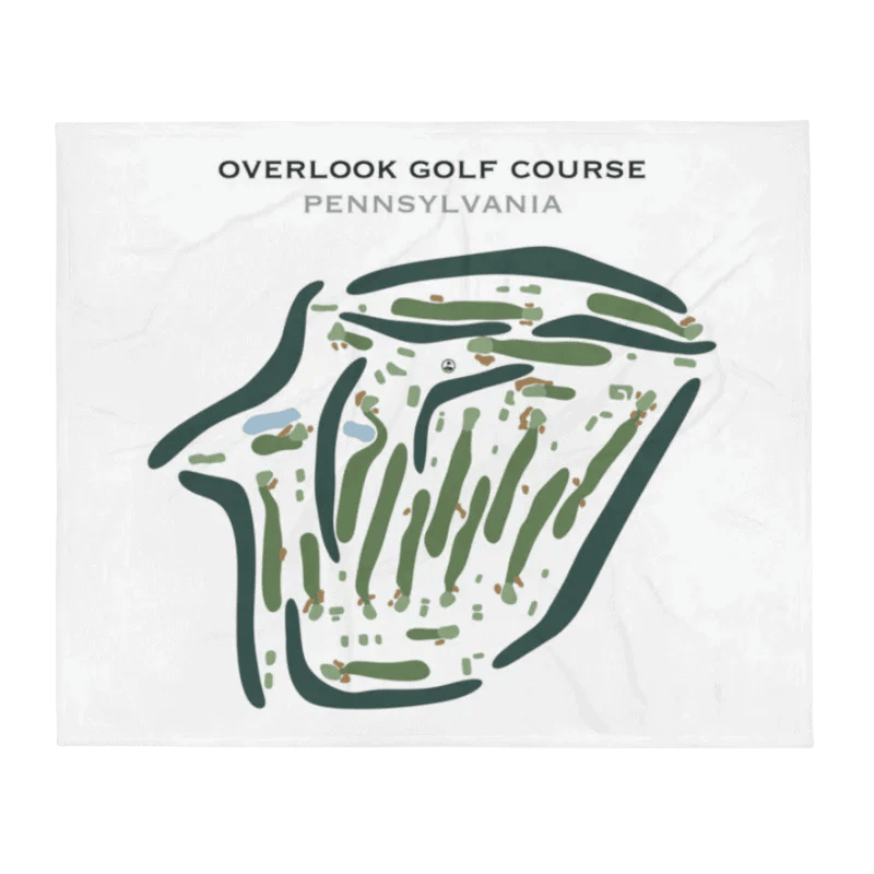 Overlook Golf Course, Pennsylvania - Printed Golf Course