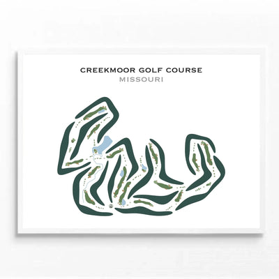Creekmoor Golf Course, Missouri - Printed Golf Course
