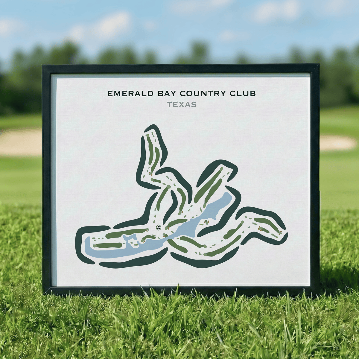 Emerald Bay Club, Texas - Printed Golf Course