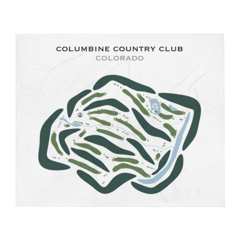 Columbine Country Club, Colorado - Printed Golf Course