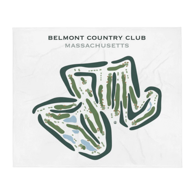 Belmont Country Club, Massachusetts - Printed Golf Course
