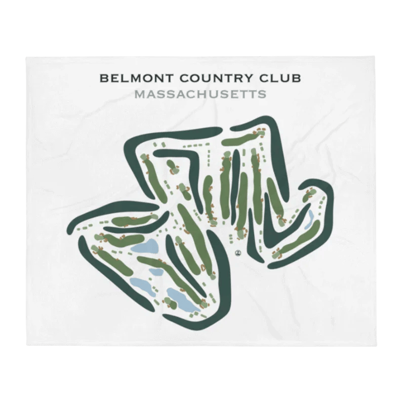 Belmont Country Club, Massachusetts - Printed Golf Course