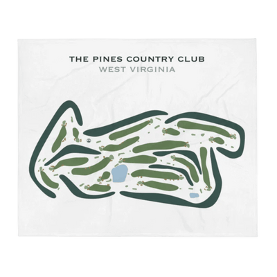 The Pines Country Club, West Virginia - Printed Golf Course