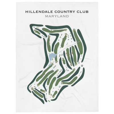 Hillendale Country Club, Maryland - Printed Golf Course