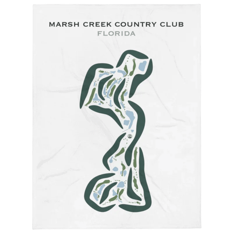 Marsh Creek Country Club, Florida - Printed Golf Course