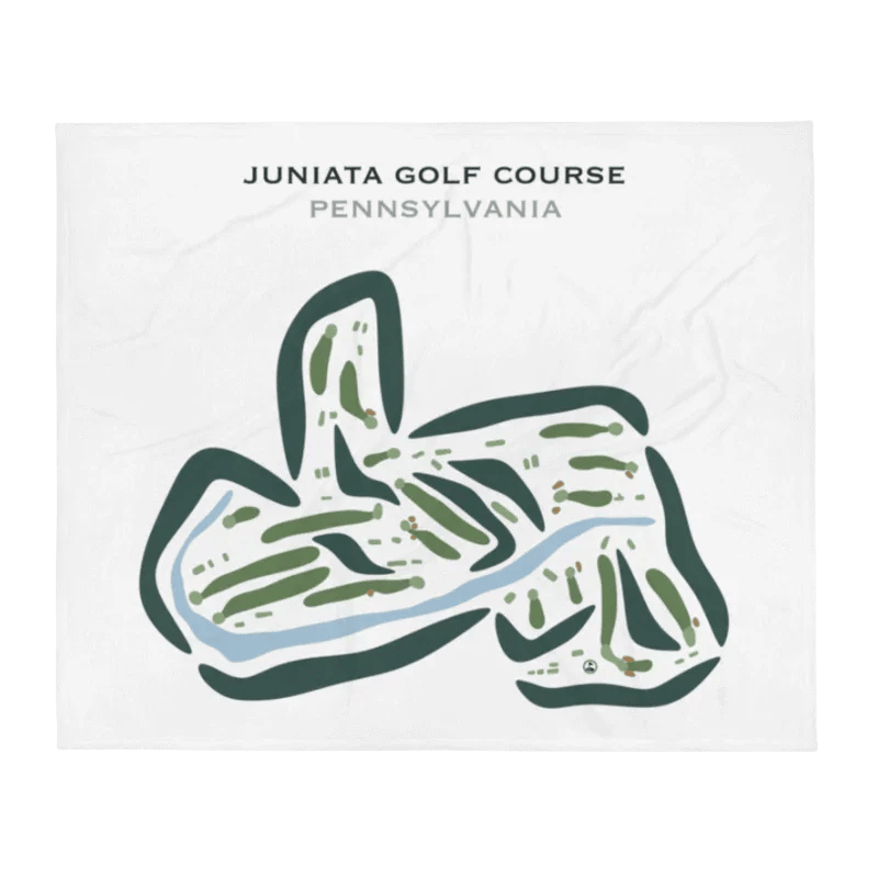 Juniata Golf Club, Pennsylvania - Printed Golf Course
