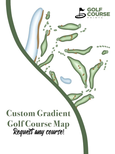 Custom Gradient Golf Course Map Design