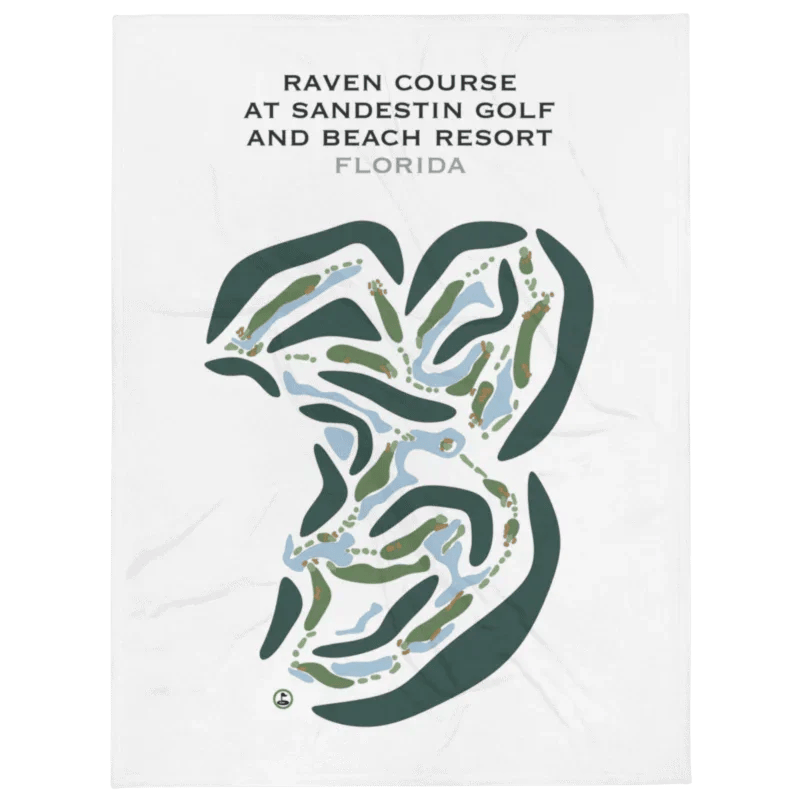 Sandestin Golf and Beach Resort, The Raven Golf Course, Florida - Printed Golf Course