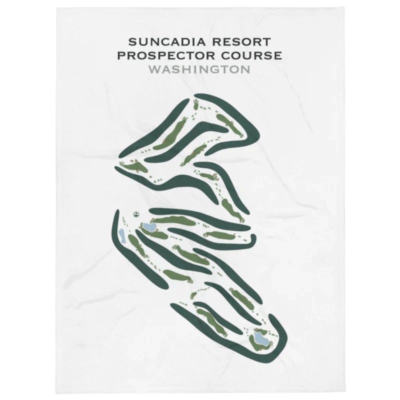 Suncadia Resort, Prospector Course, Washington - Printed Golf Course