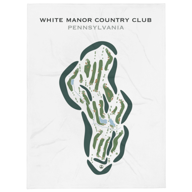 White Manor Country Club, Pennsylvania - Printed Golf Course