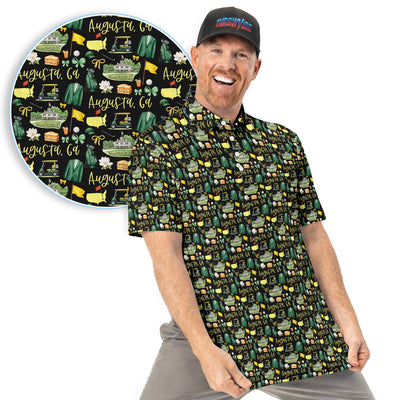 Masters Augusta Golf Pattern Shirt, Augusta National Golf Shirt For Men, Golf Tournament Gift
