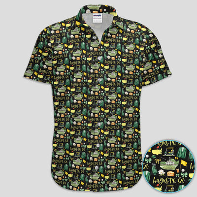 Masters Augusta Golf Pattern Shirt, Augusta National Golf Shirt For Men, Golf Tournament Gift