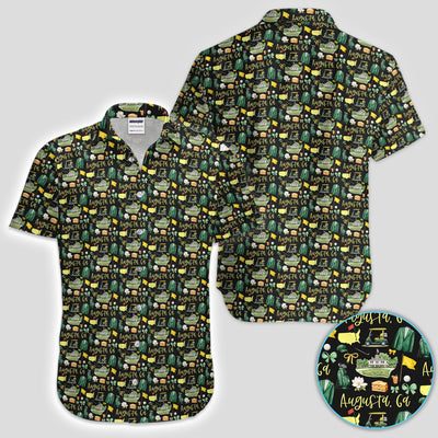 Masters Augusta Golf Pattern Shirt, Augusta National Golf Shirt For Men, Golf Tournament Gift