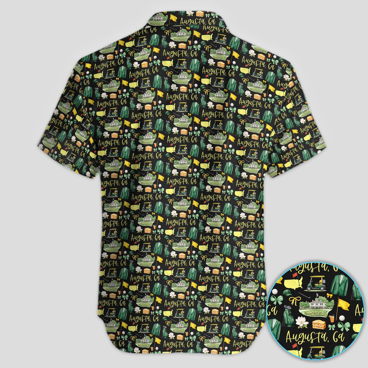 Masters Augusta Golf Pattern Shirt, Augusta National Golf Shirt For Men, Golf Tournament Gift