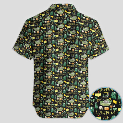 Masters Augusta Golf Pattern Shirt, Augusta National Golf Shirt For Men, Golf Tournament Gift