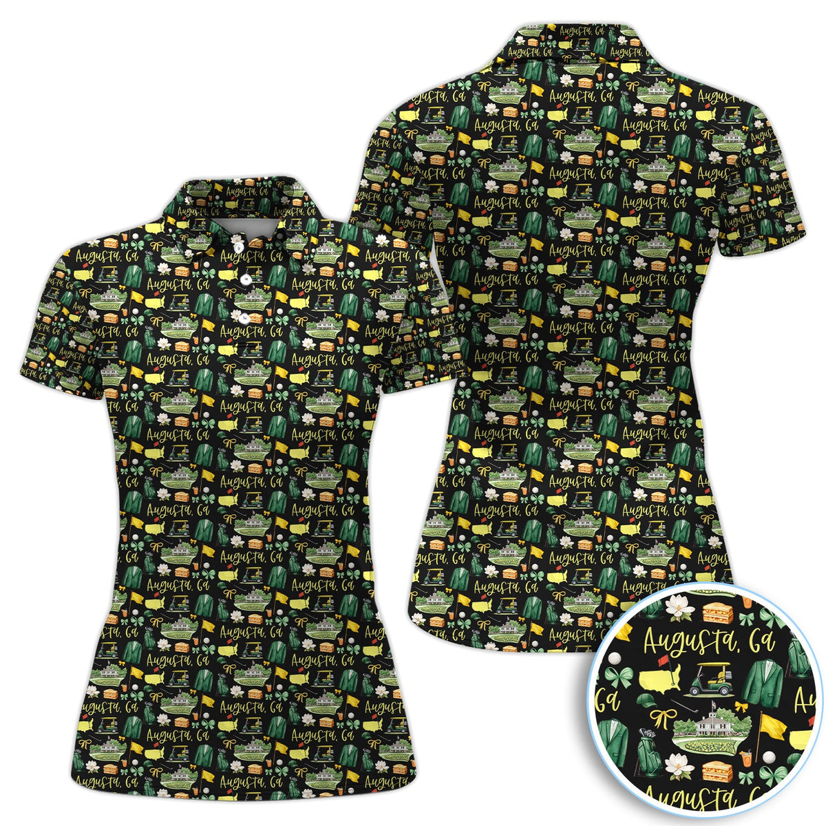 Masters Augusta Golf Pattern Shirt, Augusta National Golf Shirt For Men, Golf Tournament Gift