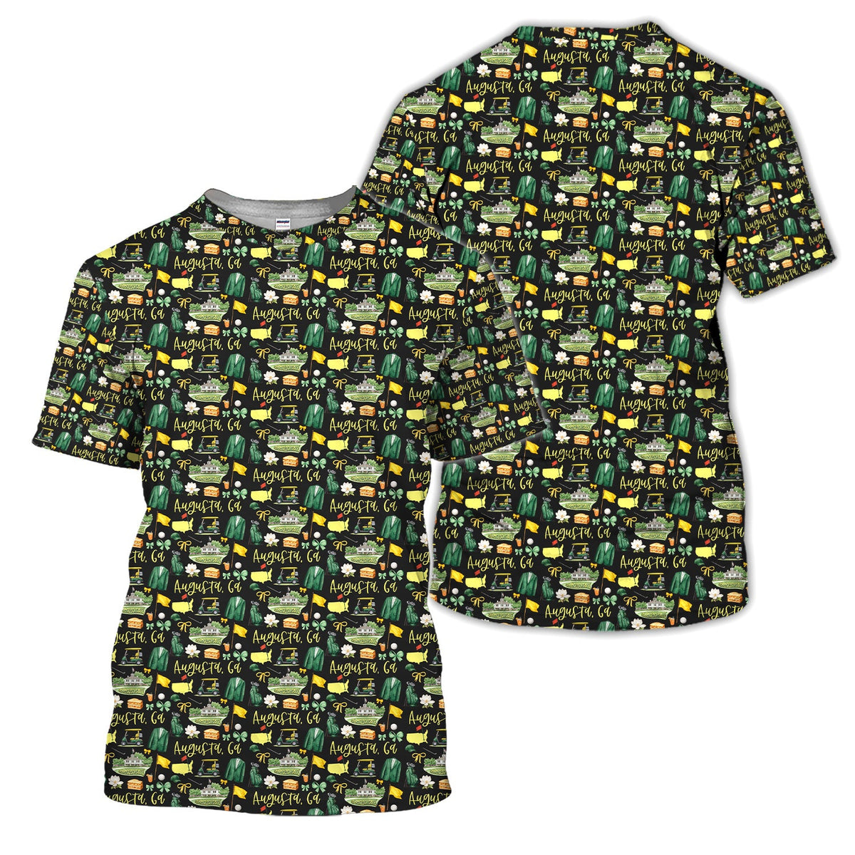 Masters Augusta Golf Pattern Shirt, Augusta National Golf Shirt For Men, Golf Tournament Gift