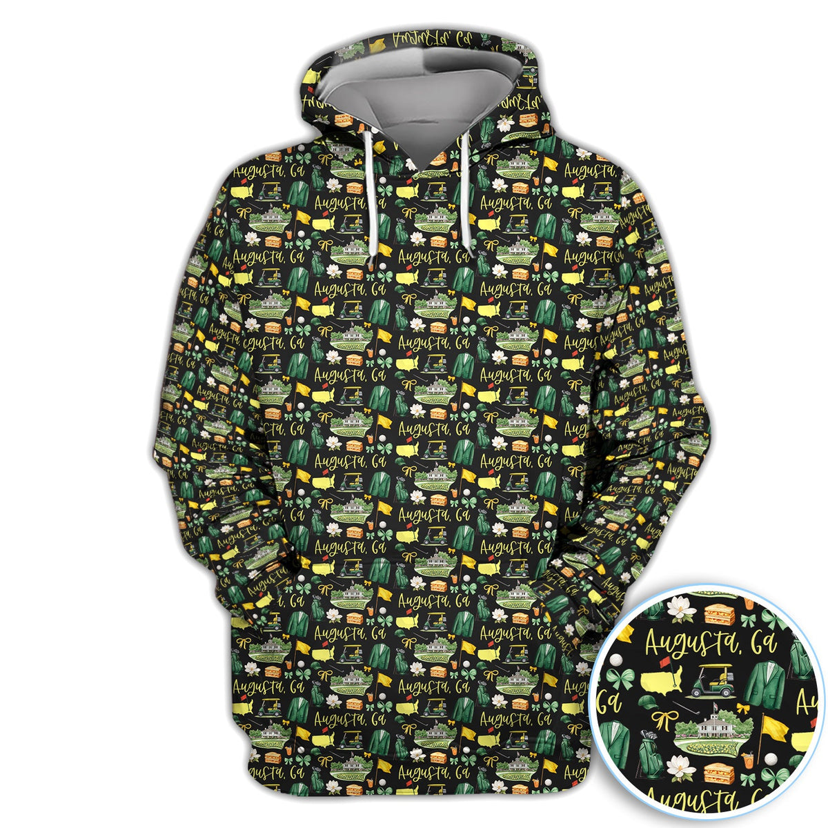 Masters Augusta Golf Pattern Shirt, Augusta National Golf Shirt For Men, Golf Tournament Gift