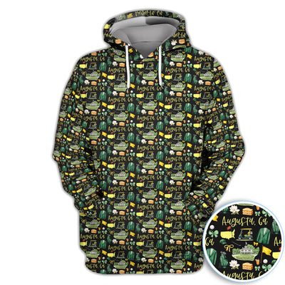 Masters Augusta Golf Pattern Shirt, Augusta National Golf Shirt For Men, Golf Tournament Gift
