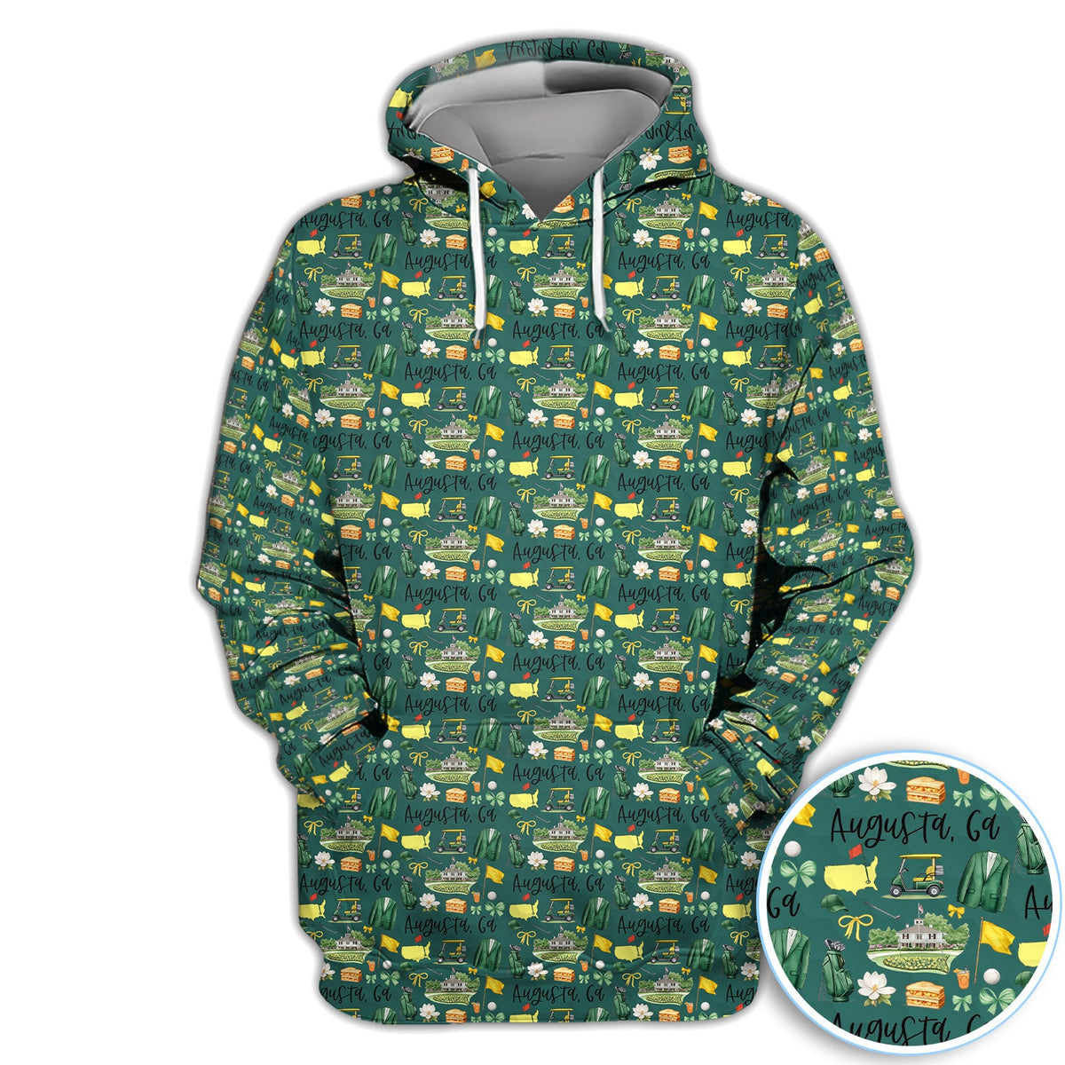 Masters Augusta Golf Pattern Shirt, Augusta National Golf Shirt For Men, Golf Tournament Gift