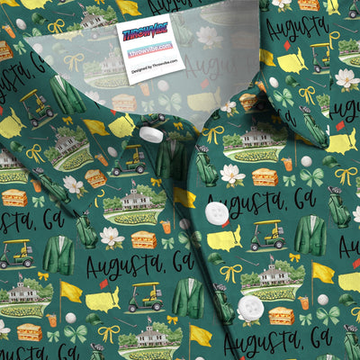 Masters Augusta Golf Pattern Shirt, Augusta National Golf Shirt For Men, Golf Tournament Gift