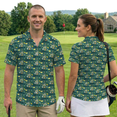 Masters Augusta Golf Pattern Shirt, Augusta National Golf Shirt For Men, Golf Tournament Gift