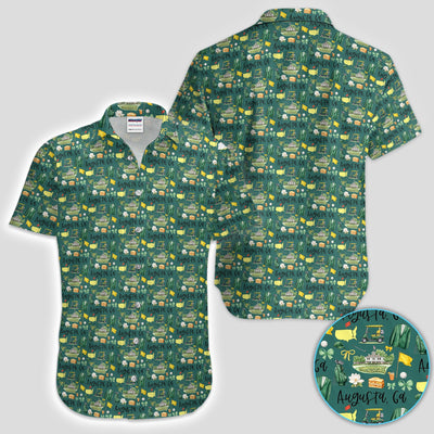 Masters Augusta Golf Pattern Shirt, Augusta National Golf Shirt For Men, Golf Tournament Gift