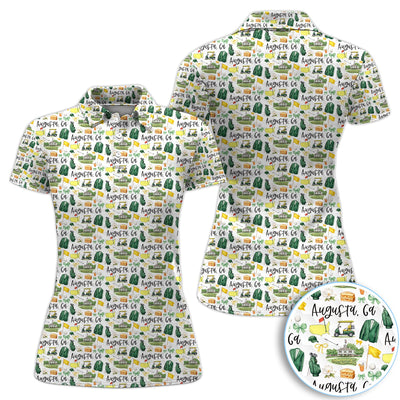 Masters Augusta Golf Pattern Shirt, Augusta National Golf Shirt For Men, Golf Tournament Gift