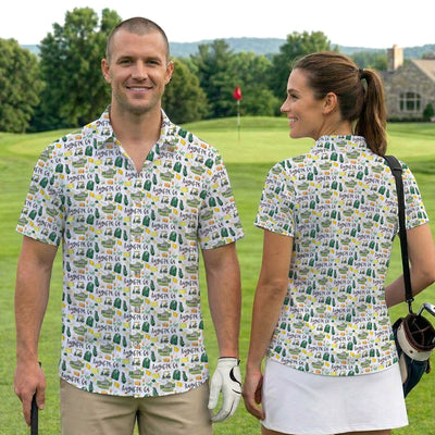 Masters Augusta Golf Pattern Shirt, Augusta National Golf Shirt For Men, Golf Tournament Gift