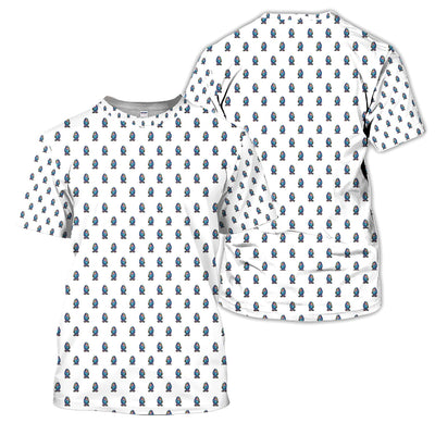 Funny Yeti Pattern Golf Polos, Bigfoot Coffee Skateboard Golf Shirt, Crazy Golf Shirts For Men