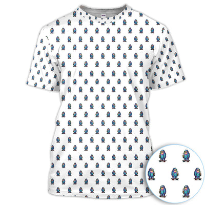 Funny Yeti Pattern Golf Polos, Bigfoot Coffee Skateboard Golf Shirt, Crazy Golf Shirts For Men